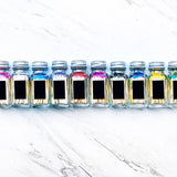 Colorful Wooden Matches In Little Glass Bottle 