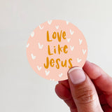 Love Like Jesus Vinyl Laptop Bottle Sticker
