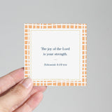Scripture Mirror Cling, The Joy of the Lord