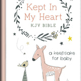 Kept in My Heart KJV Bible - Coral Woodland