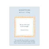 Scripture Mirror Cling, The Joy of the Lord