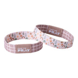Tap To Pray® Wristband – Prairie & Plaid: Medium