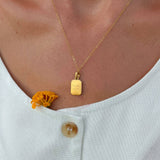 Cross Pendant Link Necklace