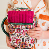 Quilted Scalloped Bible Cover - Magenta