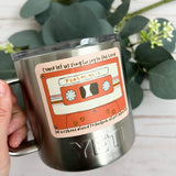 Psalm 95:1 Sticker | Old school cassette decal