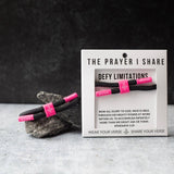 DEFY LIMITATIONS, Christian Cord Bracelet