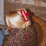 Ruby XL Velvet Claw Clip