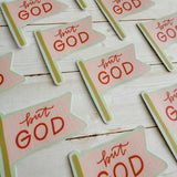 Christian gift | Faith sticker | Bible verse decal | But God