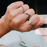 Silver Cross Ring