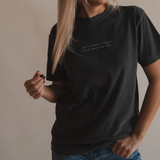 Can't Throw Stones Tee- Charcoal | Christian Faith Tee