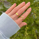 Wavy Heart Ring