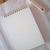 In Every Season Letterpress Notebook
