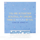 Verses for Daughters – Bible Verse Card Set + Display Stand