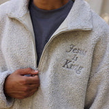 Jesus Is King Fleece Full-Zip Jacket