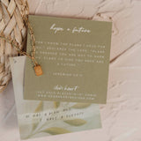 Hope + Future Mini Tag Necklace | Christian Jewelry