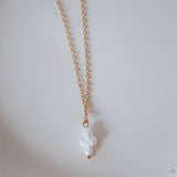 Necklace: Freshwater Pearl Cross