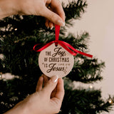 The Joy of Christmas Ornament I Christian Faith