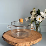 Wood & Glass Simmer Pot   | Stovetop Potpourri