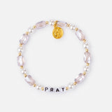 Pray Pearl Letter Bracelet