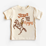 Jesus Take The Reigns - kids tee