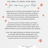 Know Your Bible Devotions for Women