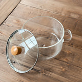 Wood & Glass Simmer Pot   | Stovetop Potpourri