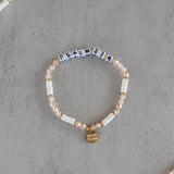 Psalm 23:4 Bible Verse Beaded Word Bracelet