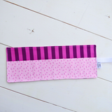 Crayon Roll-Up Organizer - Pink/Purple