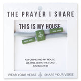 THIS IS MY HOUSE Bracelet, Christian Cord Bracelet