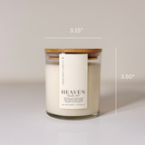 Heaven | Pink Sugar & Vanilla | 9 oz. Clear Jar Soy Candle