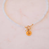 Natural Stone Beaded Savior Necklace