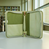 Bible Cover, Weave Bible Case, Crossbody SAGE