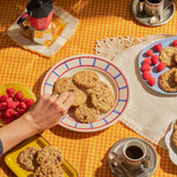 Thin & Crisp Oat Cookies, White Chocolate Raspberry