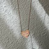 Enamel Let God Necklace