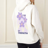 My Strength Floral Unisex Hoodie
