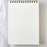 In Every Season Letterpress Notebook