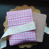Gingham Grace Bible Sleeve - Handmade Bible Cover