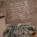 Immeasurably More Tee - Espresso
