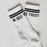 In God We Trust Crew Socks