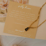 Fully Known Mini Tag Necklace | Christian Jewelry