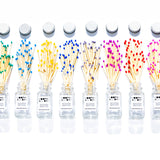 Colorful Wooden Matches In Little Glass Bottle 