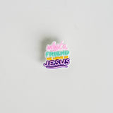 What A Friend Shoe Charm I Christian Gift
