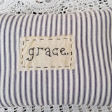 Hand-stitched Pillow - Grace