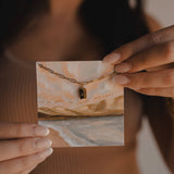 By Grace Mini Tag Necklace | Christian Jewelry