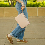 Bible Cover, Weave Bible Case, Crossbody BLUSH