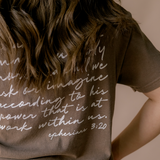 Immeasurably More Tee - Espresso