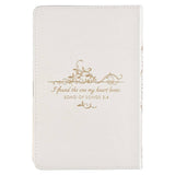Devotional for Mr. & Mrs. White Faux Leather