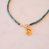Natural Stone Beaded Savior Necklace