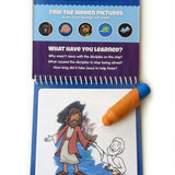 New Testament Aqua Brush Activity Book, Reusable Travel Activity