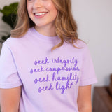 Seek Light Unisex Lilac Tee
